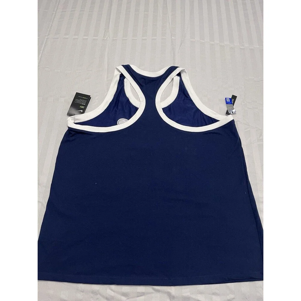 Nike Penn State Nittany Lions Women's Racerback Tank Top Navy White XXL NWT